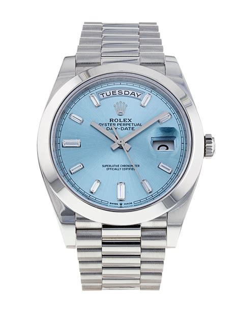 rolex daydate grey on grey|rolex 228206 day date.